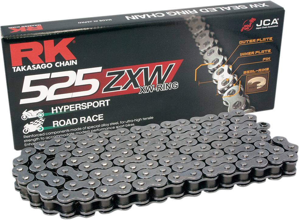 RK 525 ZXW - Connecting Link - Rivet - Gold GB525ZXW-RL