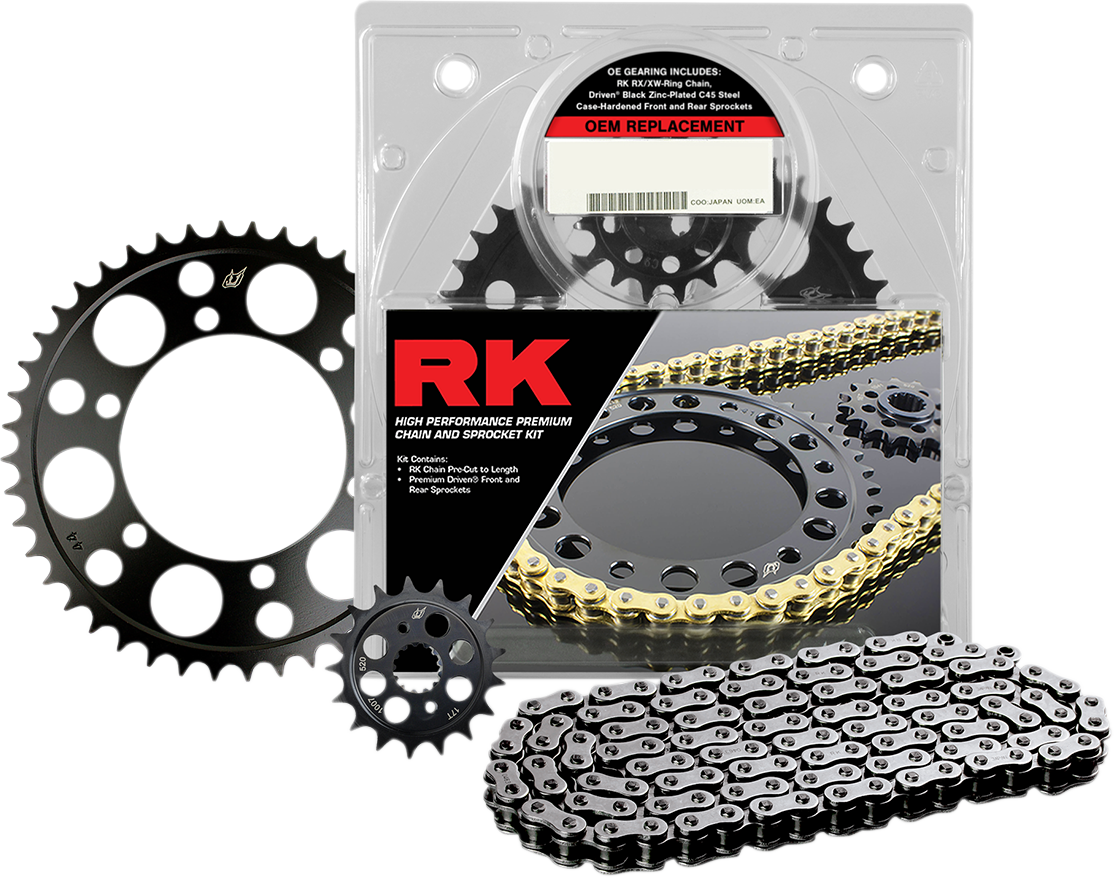 RK Chain and Sprocket Kit - OEM Replacement - Natural - Yamaha YZF-R6/S 4067-030E