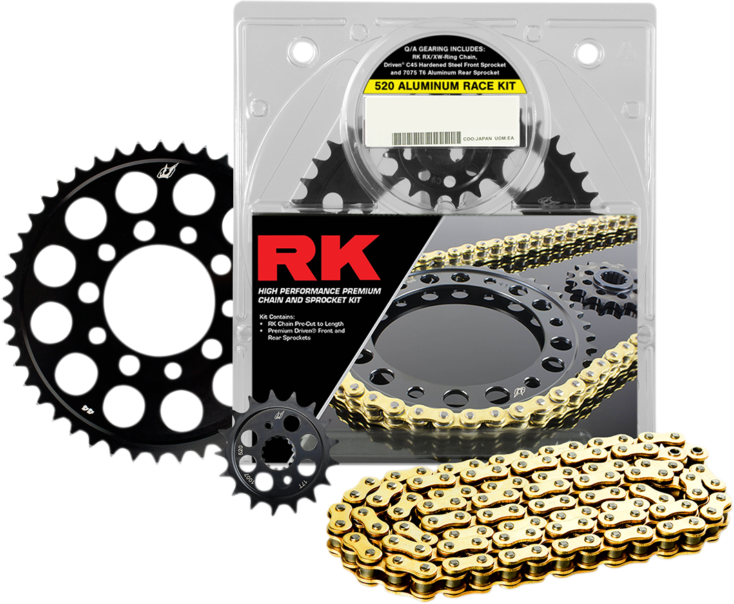 RK Aluminum Race Chain and Sprocket Kit - Honda CBR 600RR 1062-078DG