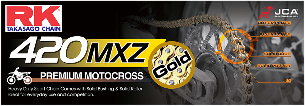 RK 420 MXZ - Heavy Duty Drive Chain - 110 Links GB420MXZ-110