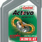 Castrol Act Evo? Semi-Synthetic 4T Engine Oil - 20W-50 - 1 U.S. quart 15D7CF