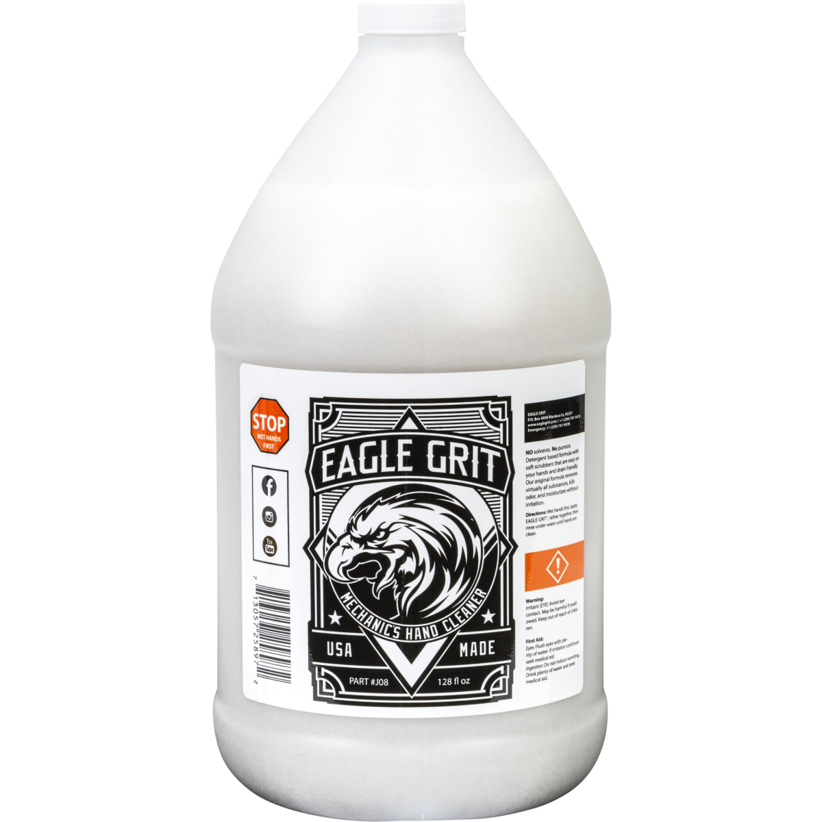 Eagle Grit Hand Cleaner 1 GAL by Western Power Sports