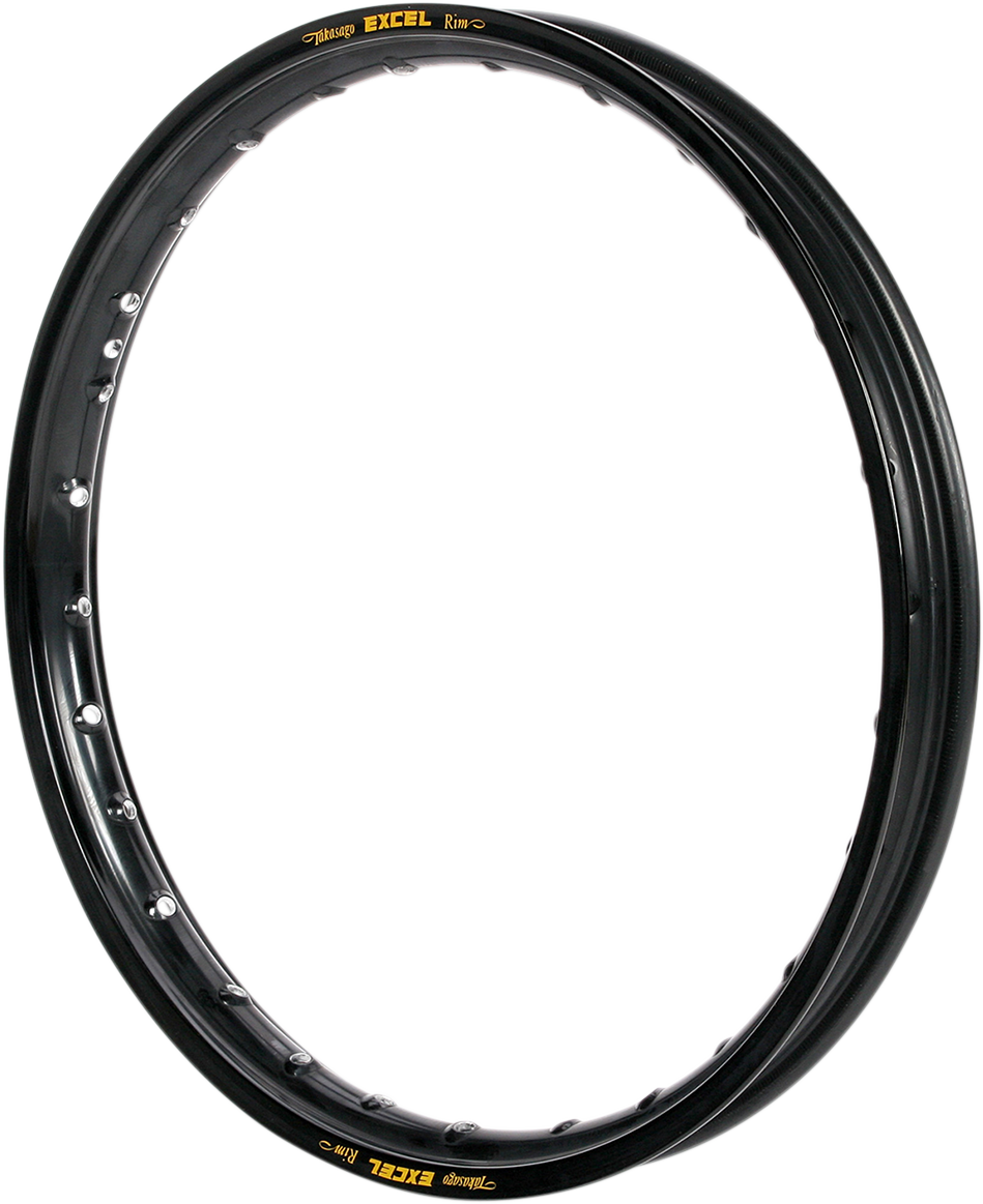 EXCEL Rim - Takasago - Front - 28 Hole - Black - 17x1.4 EBK406