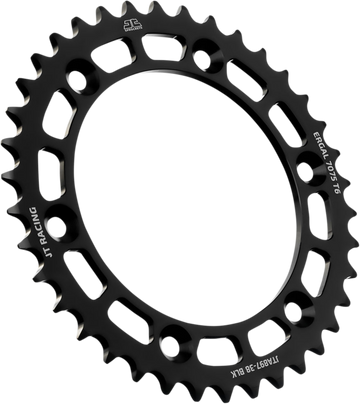 JT SPROCKETS Rear Sprocket - Black - 38-Tooth JTA897.38BLK by JT Rear Sprockets   Aluminum/Alloy