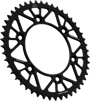 JT SPROCKETS Rear Sprocket - Black - 48-Tooth JTA897.48BLK by JT Rear Sprockets   Aluminum/Alloy