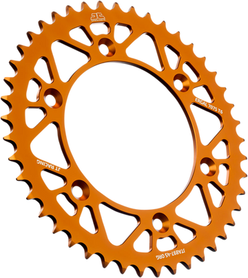 JT SPROCKETS Rear Sprocket - Orange - 45-Tooth JTA897.45ORG by JT Rear Sprockets   Aluminum/Alloy