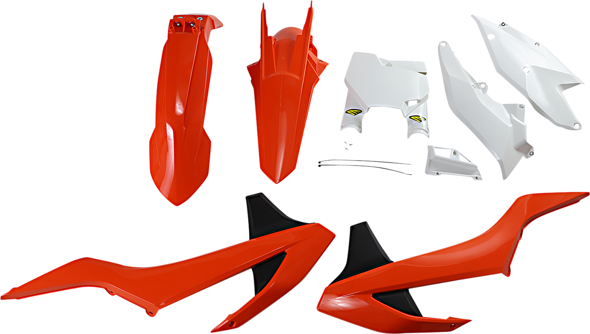 CYCRA 5 Piece Replica Body Kit - OEM '18 Orange/White/Black - KTM 1CYC-9417-00