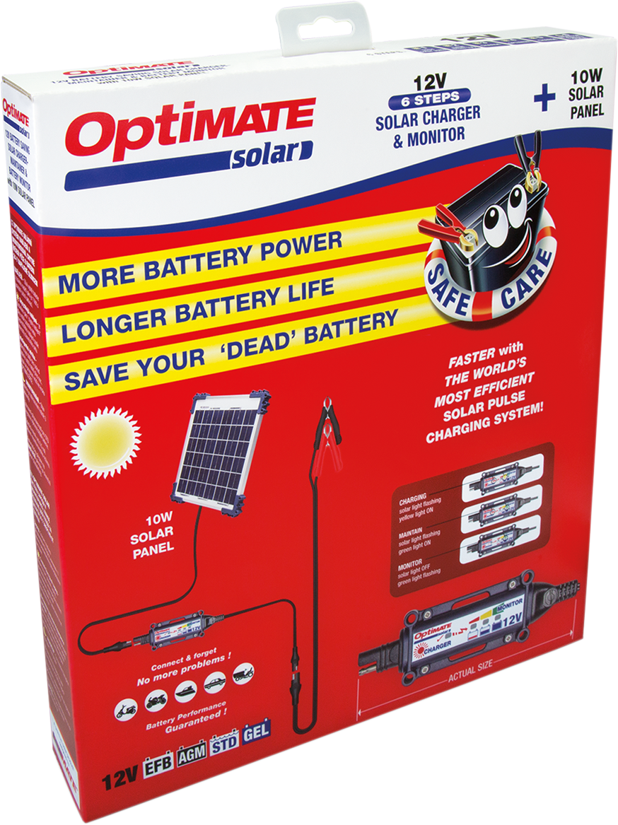 TECMATE Battery Charger/Maintainer - Solar DUO - 10 W TM522-D1