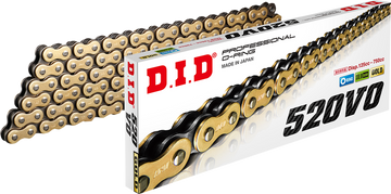 DID 520 VO Drive Chain - Gold & Black - 100 Link M520VOG100FB