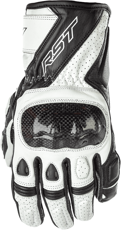 RST Stunt III CE Glove - Black/White - 2XL