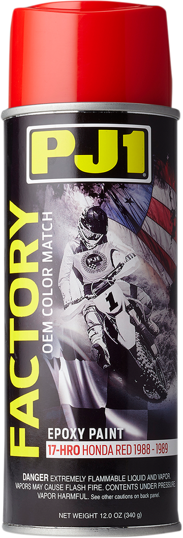 PJ1/VHT Factory Match Paint - Honda Red '88-'89 - 12 oz. net wt. - Aerosol 17-HRO