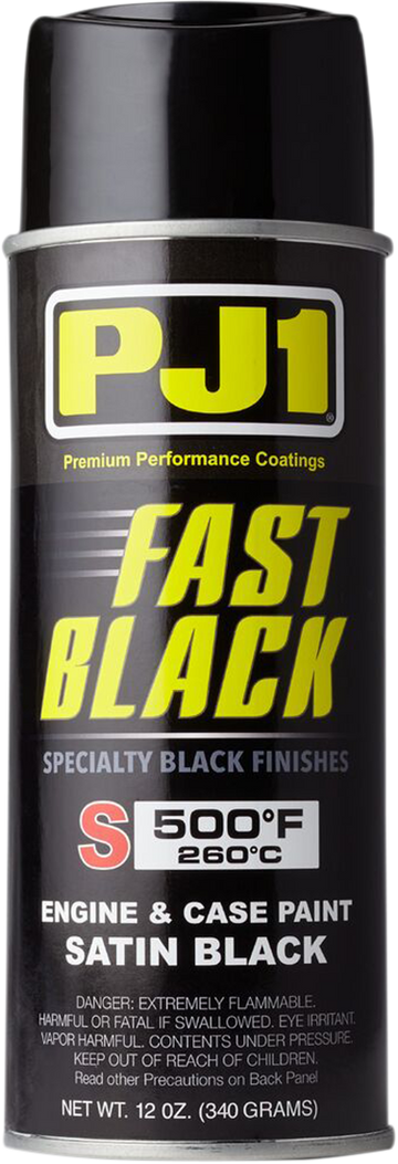 PJ1/VHT High-Temperature Paint - Satin Black - 12 oz. net wt. - Aerosol 16-SAT