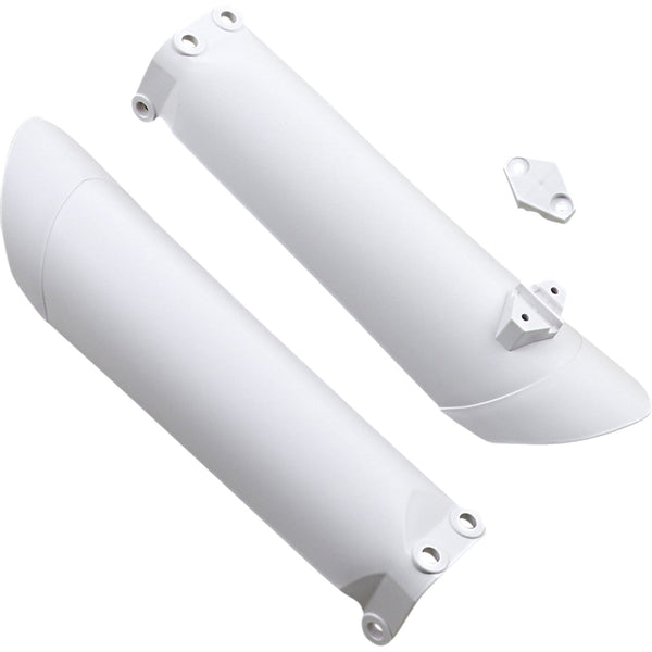 Acerbis Lower Fork Covers for Inverted Forks - White 2319630002