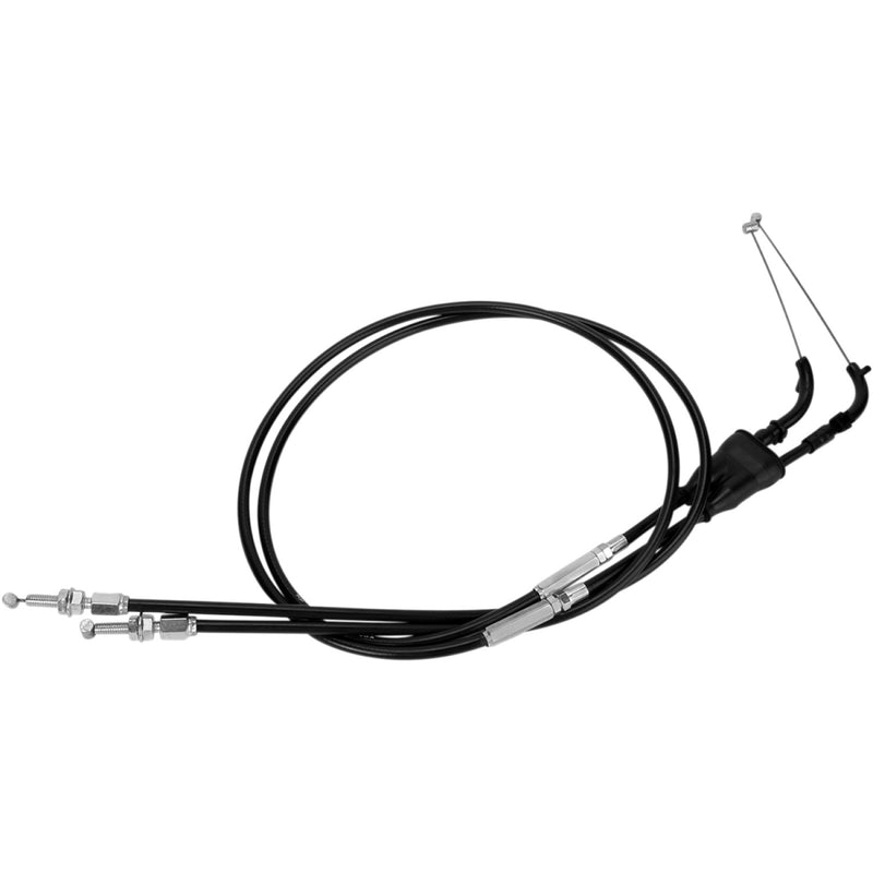 MOTION PRO Black Vinyl Throttle Cable - Push/Pull - Kawasaki 03-0358 by Motion Pro