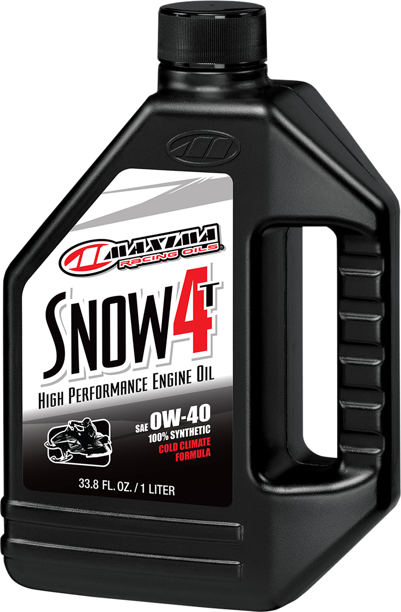 MAXIMA RACING OIL Synthetic 4T Snow Oil - 0W-40 - 1L 30-31901 by Maxima Racing Oil 4 Stroke Engine Oils