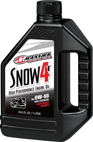 MAXIMA RACING OIL Synthetic 4T Snow Oil - 0W-40 - 1L 30-31901 by Maxima Racing Oil 4 Stroke Engine Oils