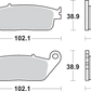 SBS LS Brake Pads - ST1100 - 654LS 654LS