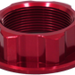 Steering Stem Nut Red Hon/Yam/Suz