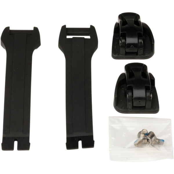 Moose Racing Strap/Buckle Kit - Black 3430-0841