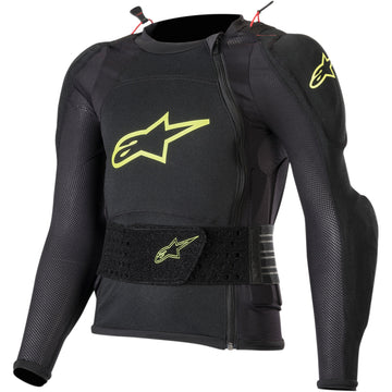 ALPINESTARS Youth Bionic Plus Protection Jacket - Black/Fluo Yellow - Small/Medium 6545620-155-S/M