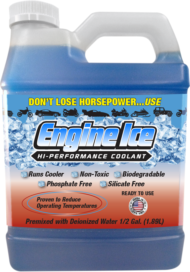 Engine Ice Premixed Motorcycle Coolant - 64 US fl oz. 10850