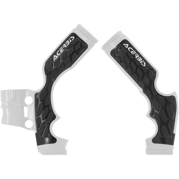 Acerbis X-Grip Frame Guards - White/Black - Gas Gas | Husqvarna | KTM 2688760001