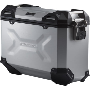 SW-Motech TRAX ADV Hard Case - 37 Liter - Silver - Right ALK.00.733.11000R/S | Saddlebags & Parts