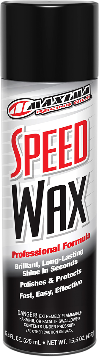 MAXIMA RACING OIL Speed Wax Detailer - 15.5 oz. net wt. - Aerosol 70-76920 by Maxima Racing Oil PO Lishes & Wa X Es