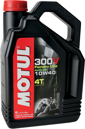 MOTUL 300V Synthetic Ester Oil - 10W-40 - 4L 104121