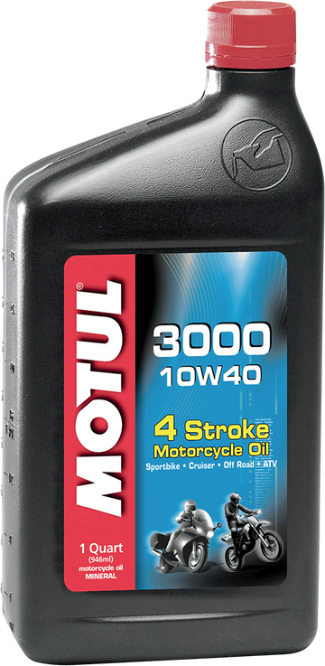 MOTUL 3000 Mineral 4T Engine Oil - 10W-40 - 1L 107672
