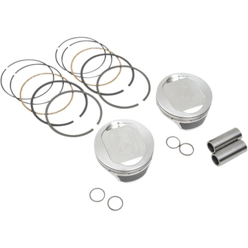 KB Performance Forged Piston Kit - Twin Cam KB661C.005 | Piston & Ring Kits