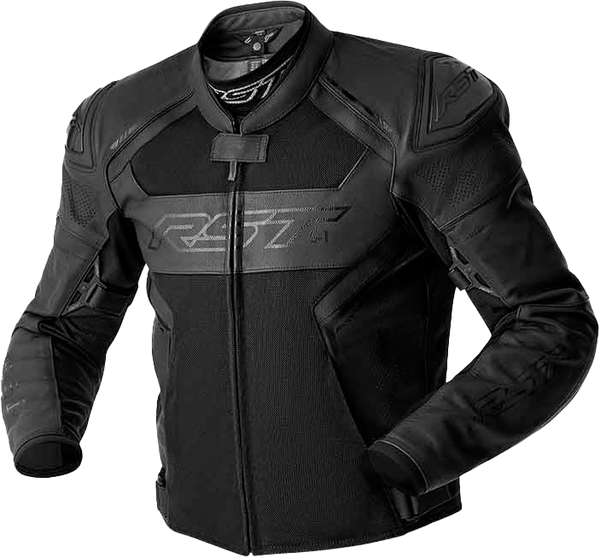 RST S1 D3O Mesh Leather CE Jacket - Black - L