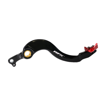 Rear Brake Pedal Red Solid Tip Hon