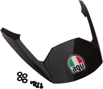 AGV AX9 Peak - Short - Black 20KIT76331005 | Visors & Peaks