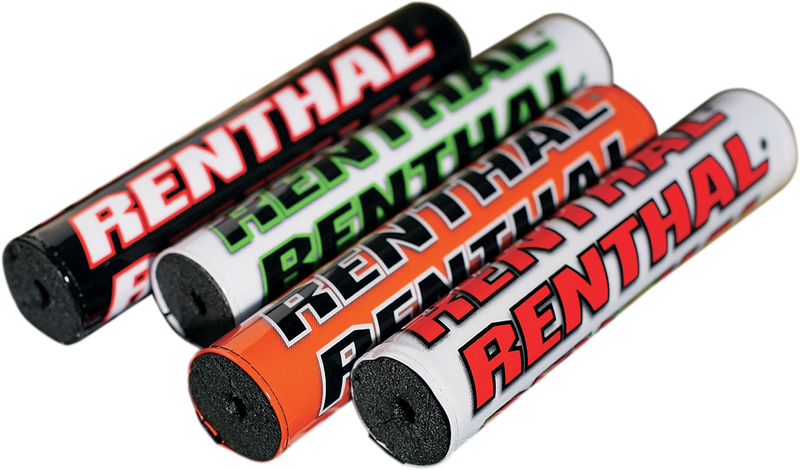 RENTHAL SX Crossbar Pad - 10" - Black/Red P261