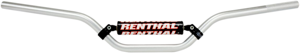 RENTHAL Handlebar - 7/8" - 735 - 5-1/5" Trials - Silver 735-01-SI-04-254