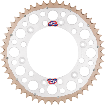 RENTHAL Twinring* Rear Sprocket - 48 Tooth - Silver 1540-520-48GPSI