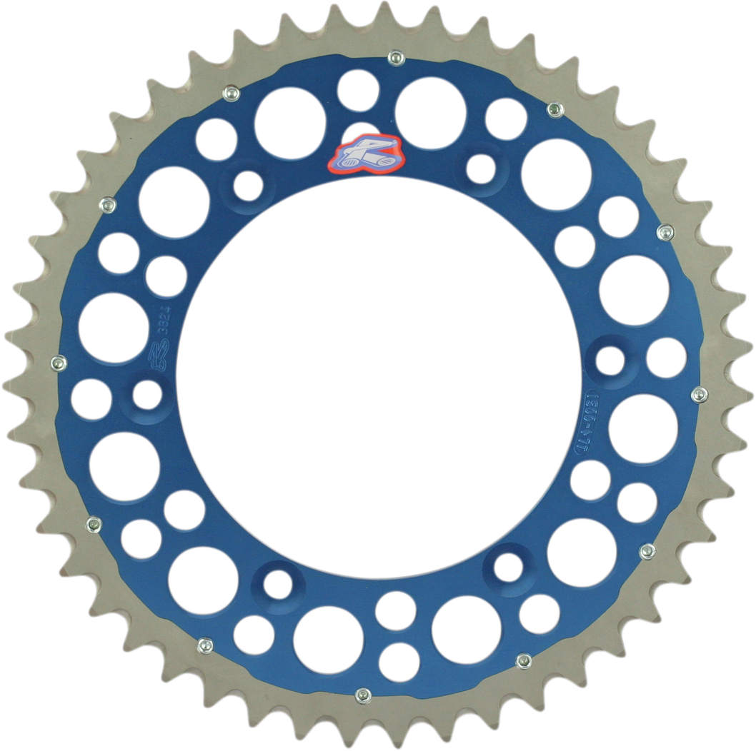 RENTHAL Twinring* Rear Sprocket - 49 Tooth - Blue 1500-520-49GPBU