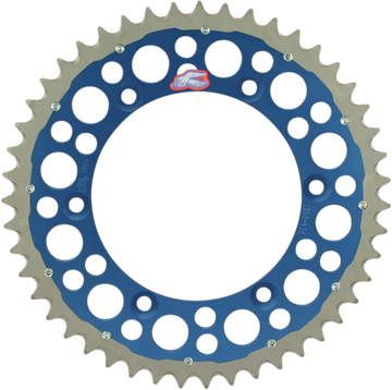 RENTHAL Twinring* Rear Sprocket - 49 Tooth - Blue 1500-520-49GPBU