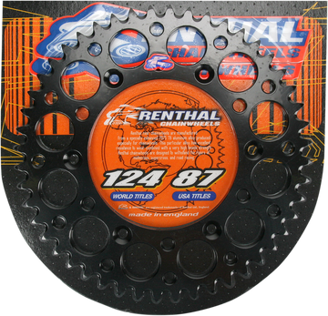 RENTHAL Sprocket - Black - 48 Tooth 224U-520-48GPBK