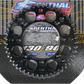 RENTHAL Sprocket - Black - 47 Tooth 121U-428-47GPBK