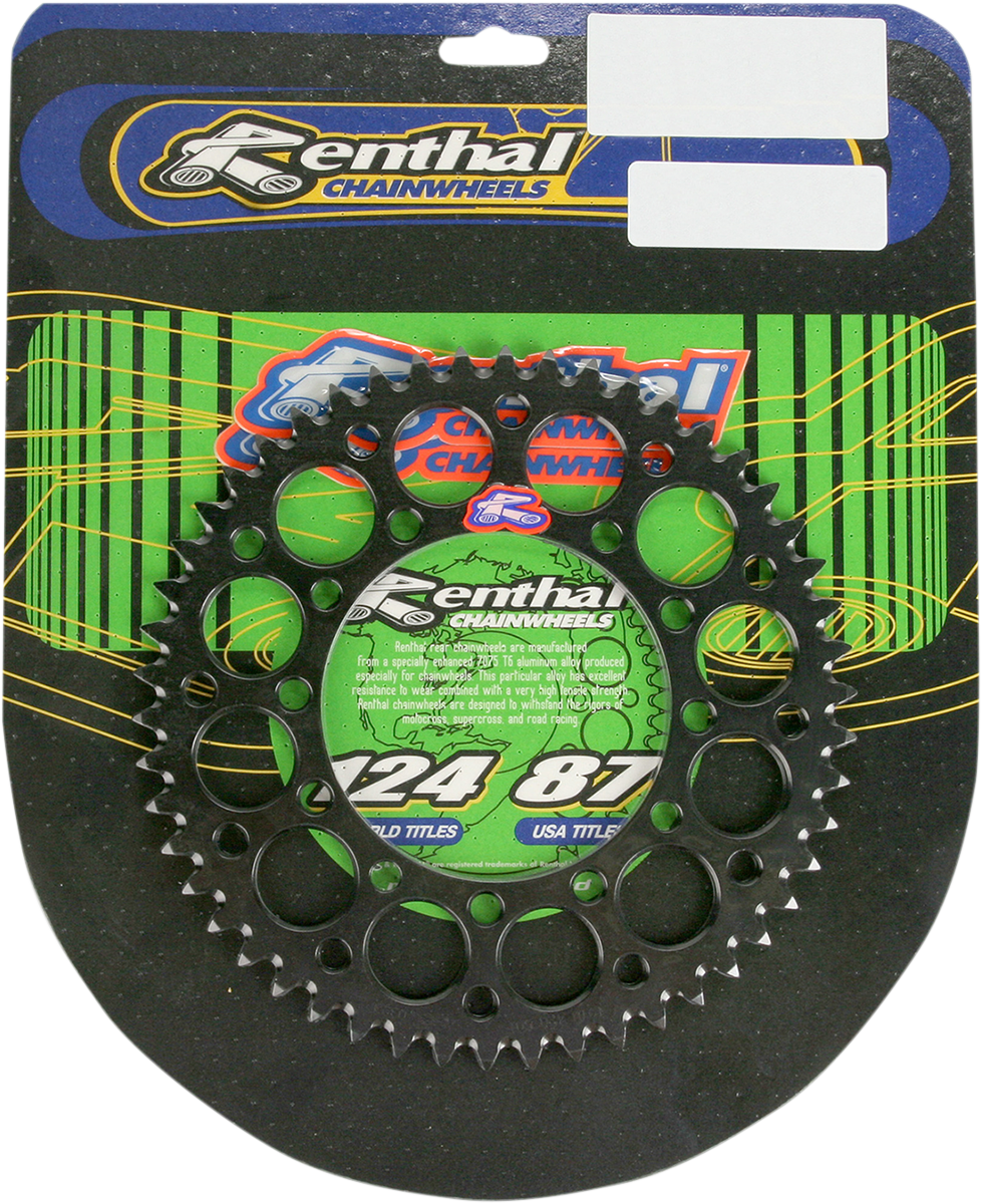 RENTHAL Sprocket - Kawasaki - Black - 50 Tooth 191U-420-50GEBK