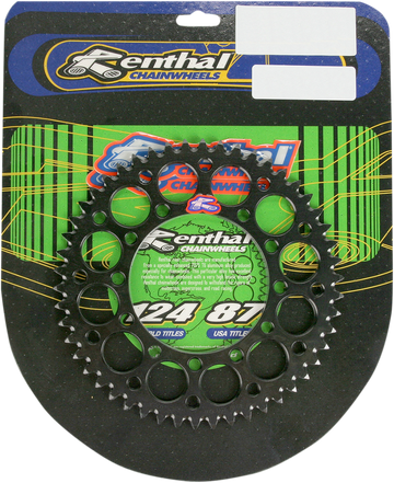 RENTHAL Sprocket - Kawasaki - Black - 50 Tooth 191U-420-50GEBK