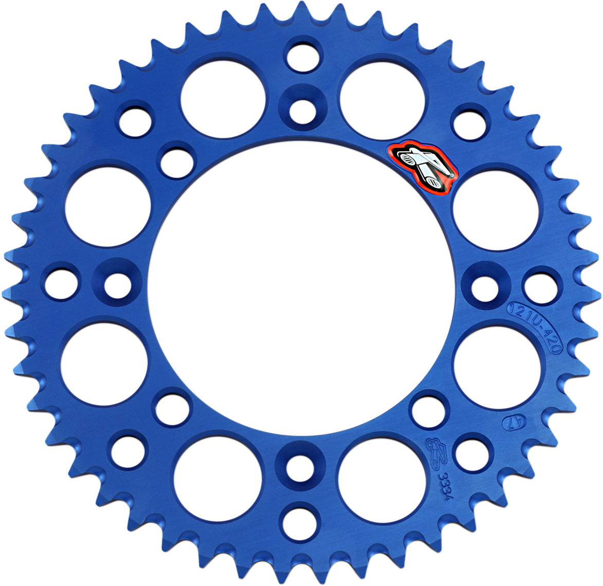 RENTHAL Sprocket - Yamaha - Blue - 47 Tooth 121U-420-47GBBU