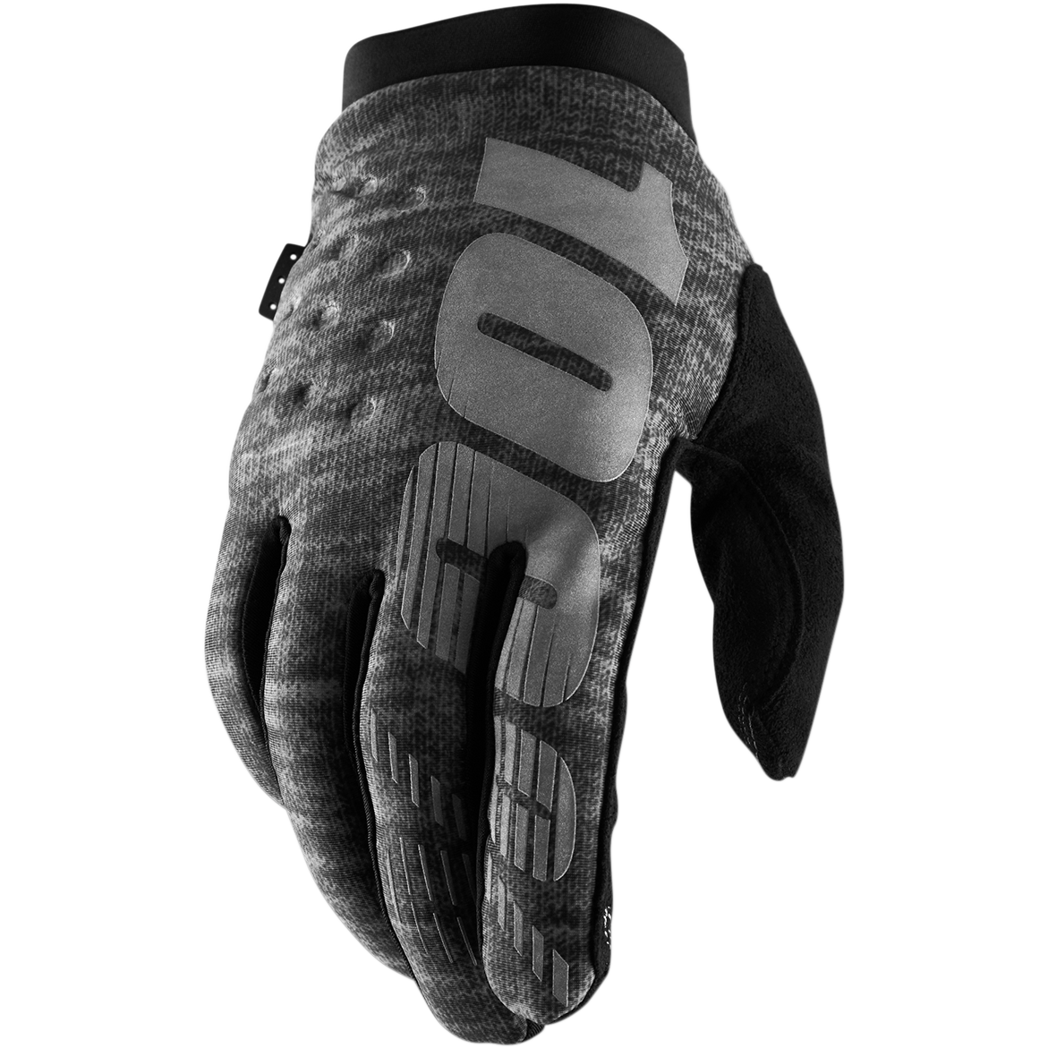 100% Brisker Gloves - Heather Gray - Small 10003-00020