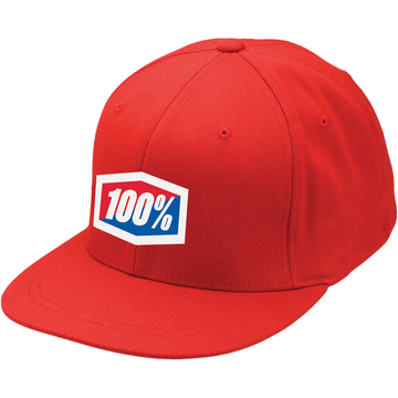 100% Official Flexfit? Hat - Red - Small/Medium 20043-00004