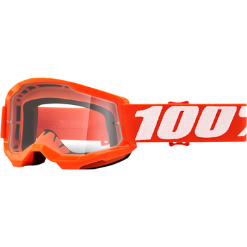 100% Youth Strata 2 Goggles - Orange - Clear 50031-00005