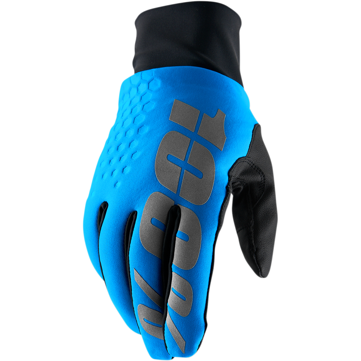 100% Hydromatic Brisker Gloves - Blue - Large 10018-00007