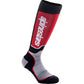 ALPINESTARS Youth MX Plus Socks - Black/Red/Gray - Medium/Large 4742324-1215-ML