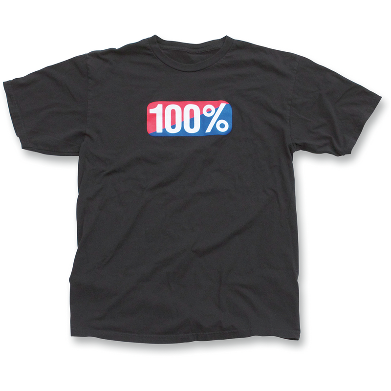 100% Classic T-Shirt - Black - Medium 20000-00001